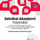 Selnikel Akademi hakkında haızrlanan kırmızı beyazlı grafik tasarım